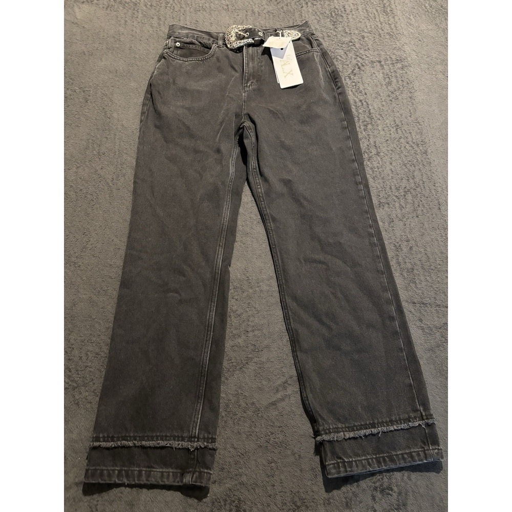Le A.X Baggy Jeans Size 29 Black Denim